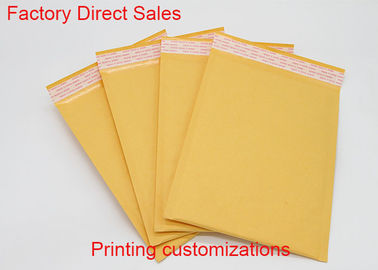 Печатающ конверт пузыря Kraft бумажный, снабженная подкладкой почтовая отправка почтового сбора кладет дюйм в мешки 6*8
