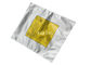 Желтые сумки алюминиевой фольги логотипа нагревают - загерметизированный для пересылая электронных блоков