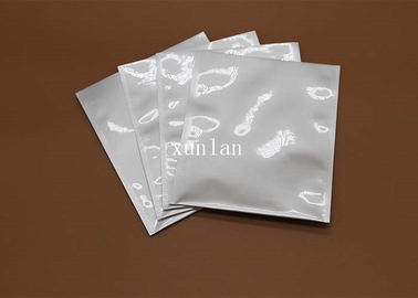 Плоские сумки алюминиевой фольги молнии/ручки, водоустойчивые сумки серебряной фольги