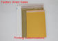 Подгоняйте желтых печатая отправителей пузыря бумаги Kraft снабженных подкладкой дюйм почтового сбора 10*12