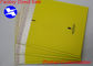 Желтые сумки доставки полиэтилена, 9,5&quot; X14» медленно двигают изготовленные на заказ отправители пузыря